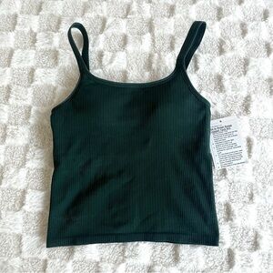 Lululemon Ebb to Street Tank Legacy Green NWT